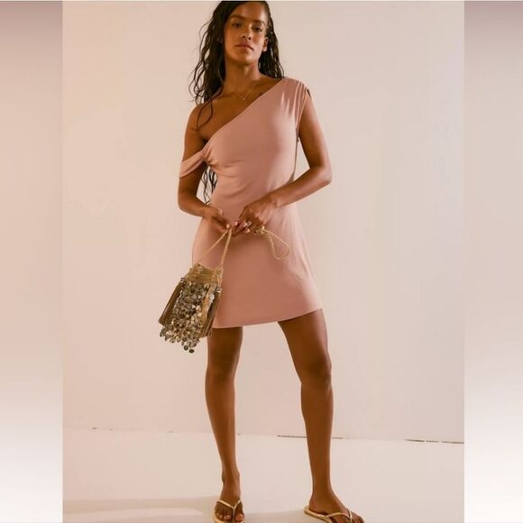 NWT Free People Beach Good Feels One Shoulder Mini - Picture 5 of 9